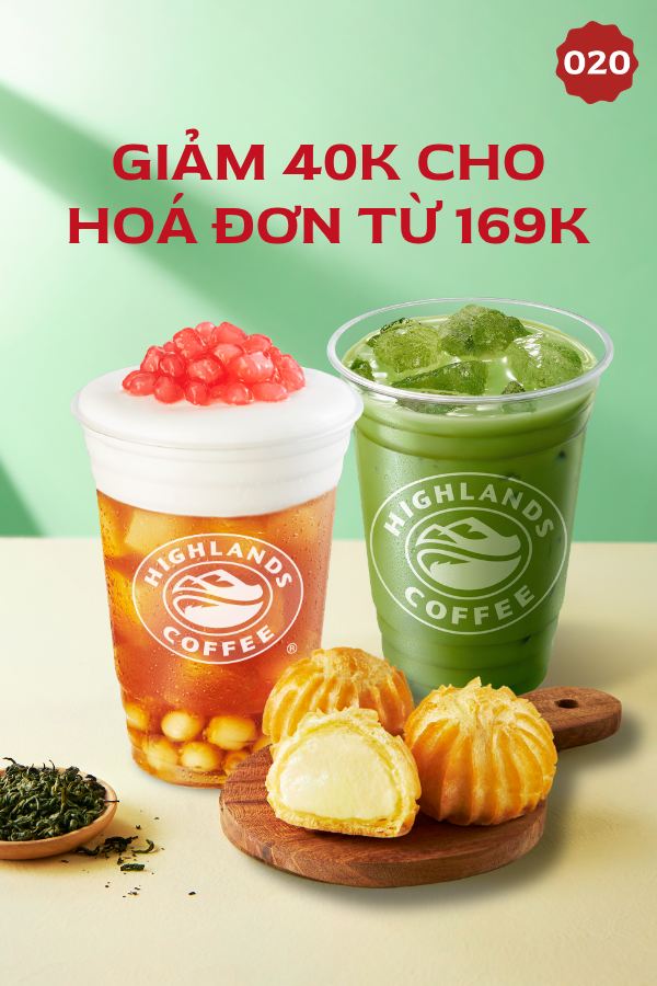 Highlands Coffee - MUA SIZE LỚN TẶNG NGAY SIZE VỪA